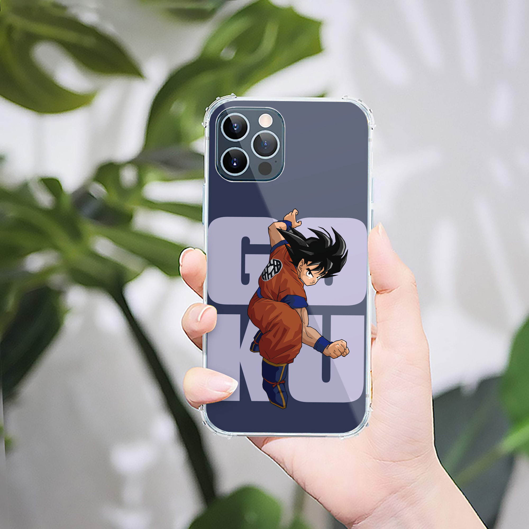 （画像用） ドラゴンボール 孫悟空（そん ごくう）Son Goku カカロット DRAGON BALL Kakarotto 【iPhone 12シリーズ対応】透明スマホケース（クリアソフトケース）